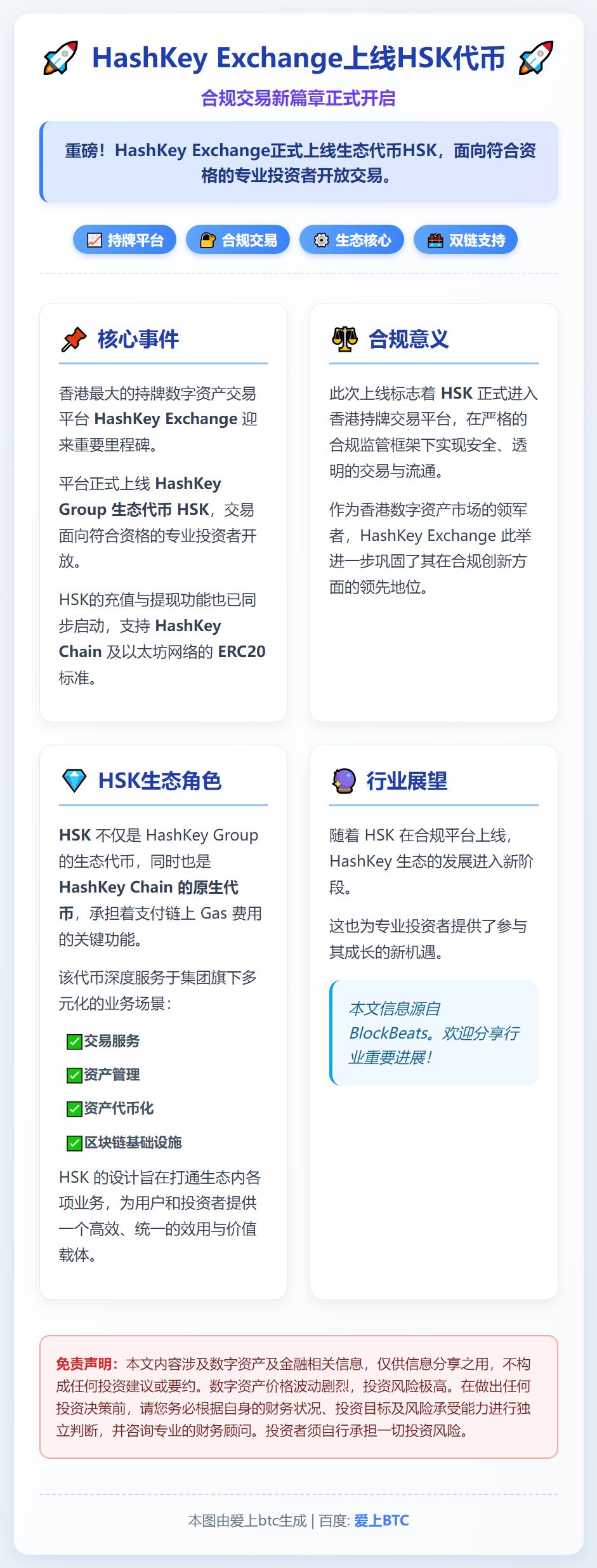 HashKey Exchange上线HSK代币