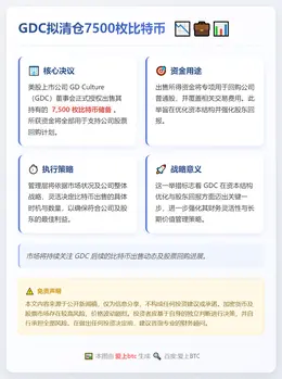 GDC拟清仓7500枚比特币