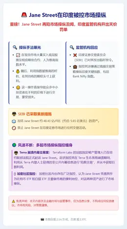 Jane Street在印度被控市场操纵