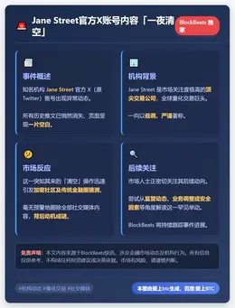 Jane Street清空推特账号