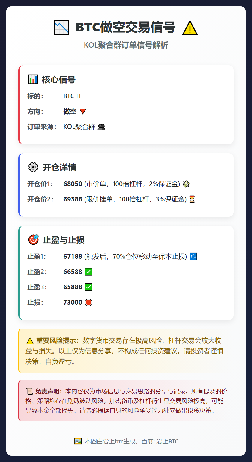 BTC做空交易信号