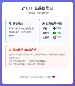 2026-02-26 17:29:10 ETH交易信号：1930买入，目标2300