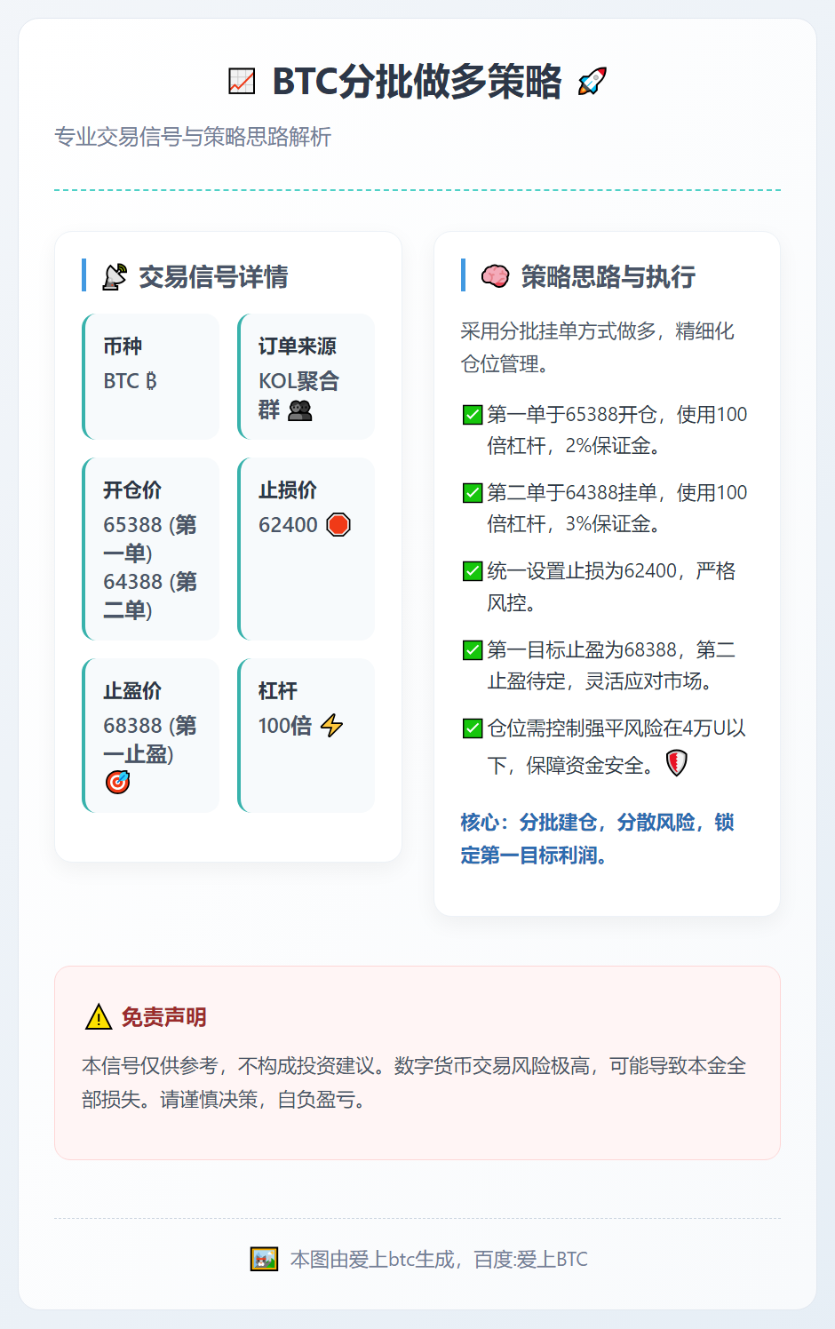 BTC分批做多策略
