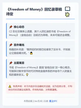 《Freedom of Money》回忆录草稿待定