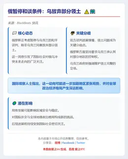 俄暂停和谈条件：乌放弃部分领土