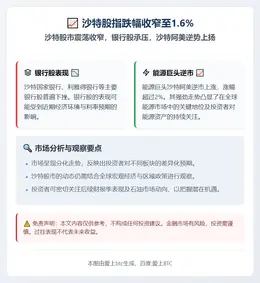 沙特股指跌幅收窄至1.6%