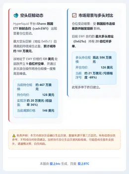 韩股空头巨鲸部分止盈，持仓仍达467万美元