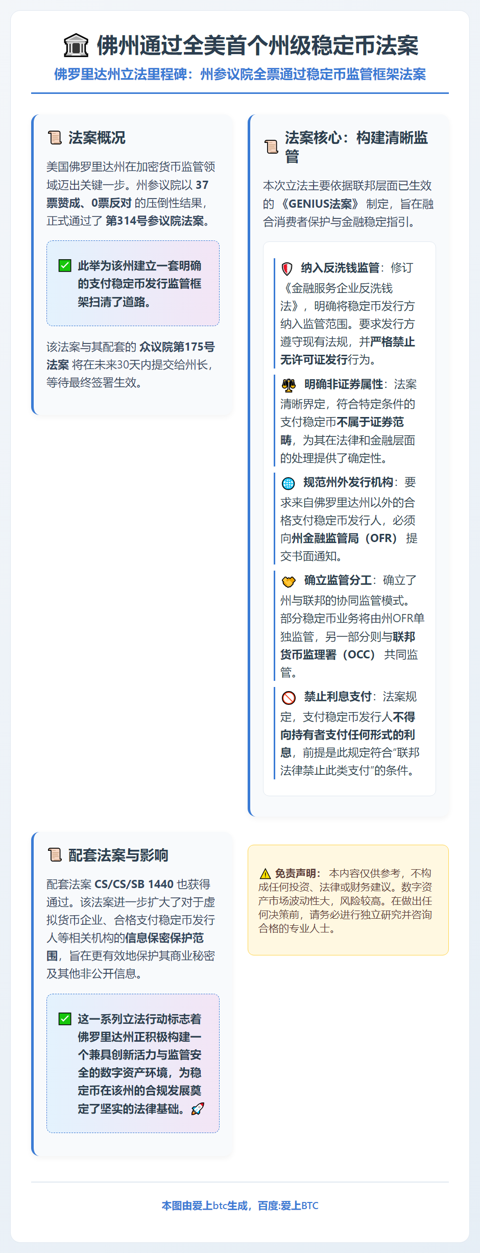 佛州通过全美首个州级稳定币法案