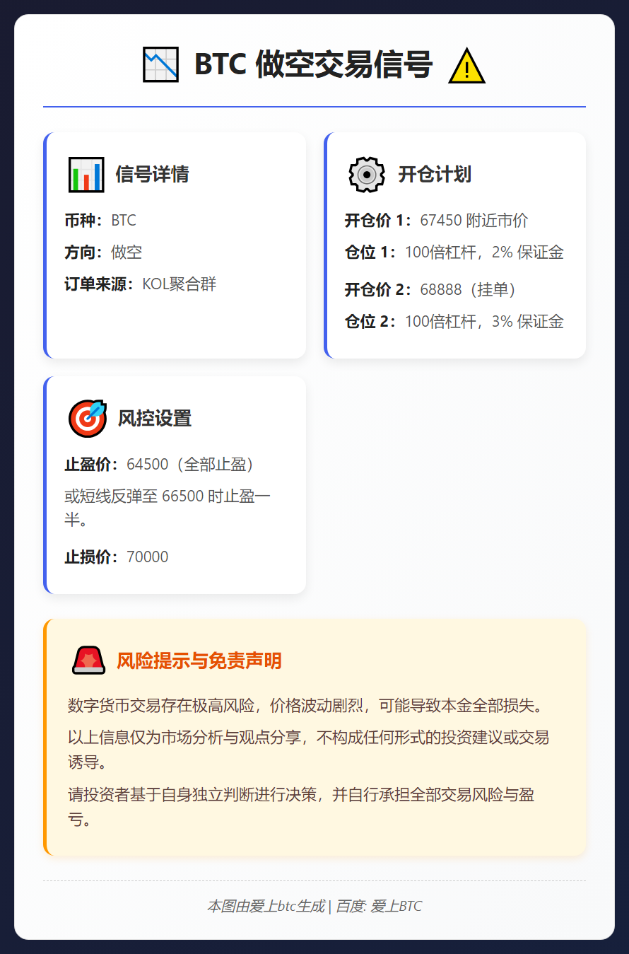 BTC做空交易信号