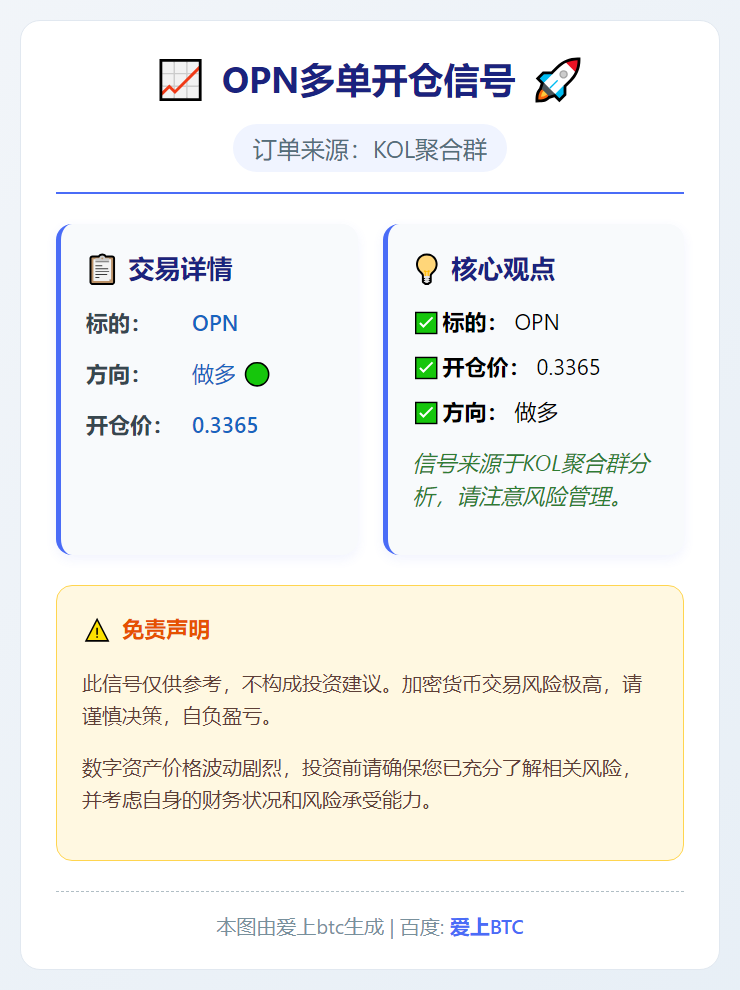 OPN多单开仓