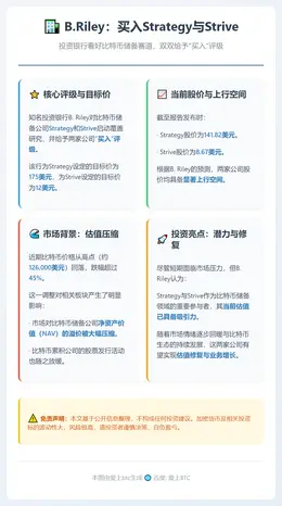 B.Riley：买入Strategy与Strive，目标价1