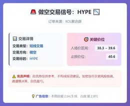 2026-03-11 20:59:17 做空HYPE：38.3-39.6入场，40.6止损