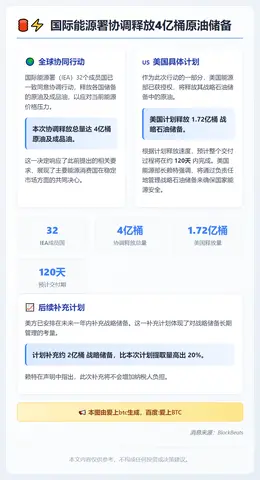 美国能源部拟120天释储1.72亿桶石油
