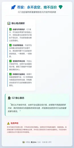 币安：永不卖空，绝不压价