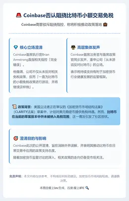 Coinbase否认阻挠比特币小额交易免税