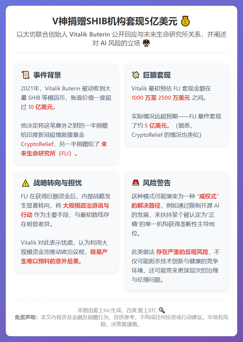 V神捐赠SHIB机构套现5亿美元
