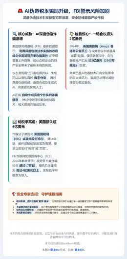 AI伪造税季骗局升级，FBI警示风险加剧