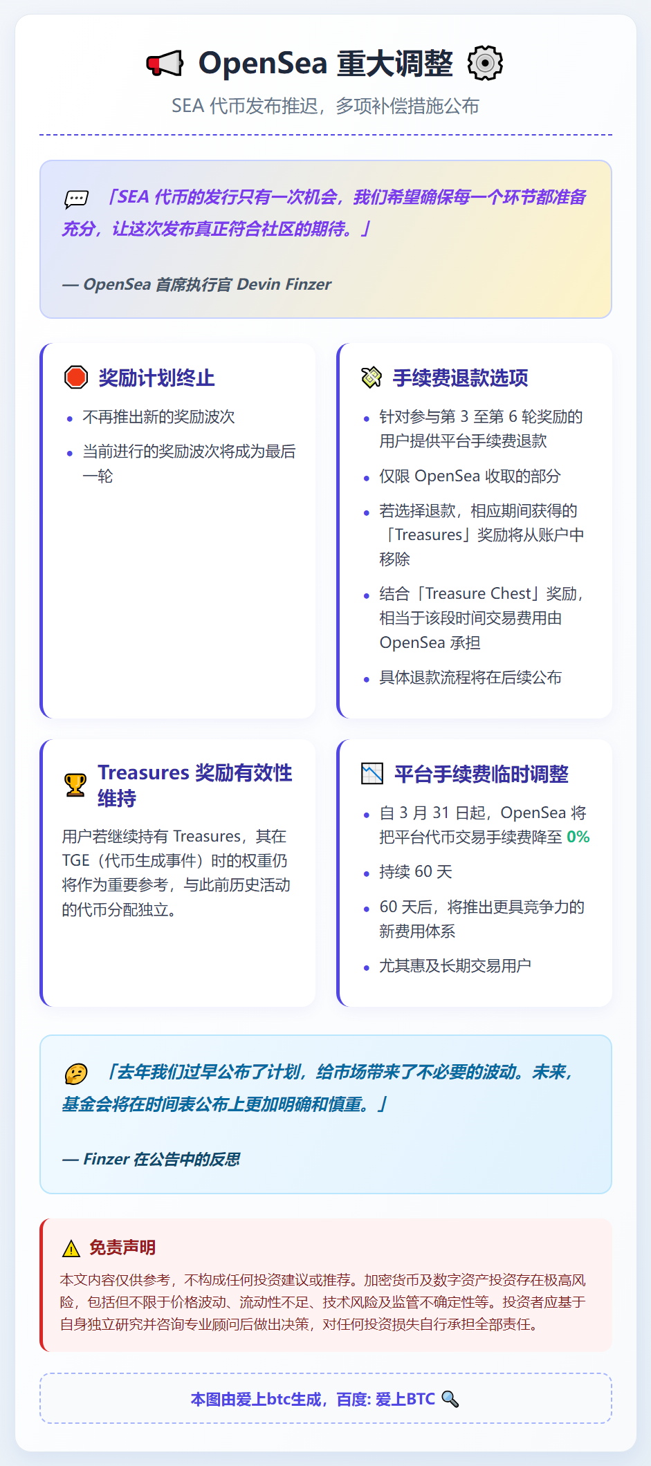 OpenSea推迟SEA代币发行