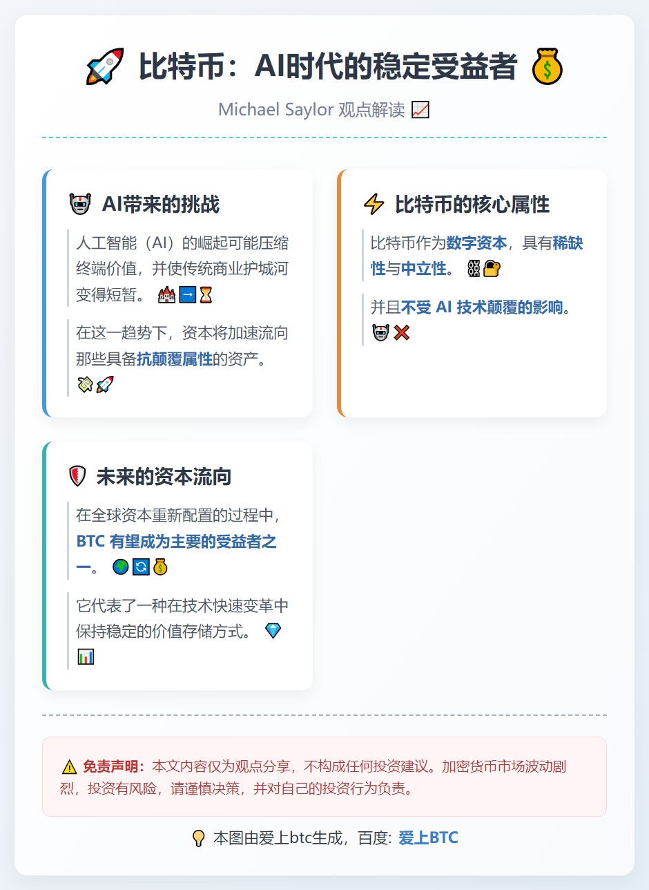 比特币：AI时代的稳定受益者