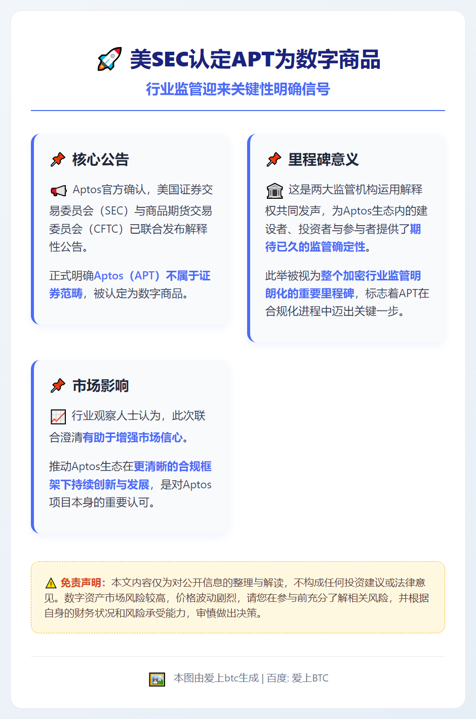 美SEC认定APT为数字商品