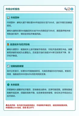 摩根大通下调标普预期，油价升高引发衰退忧虑