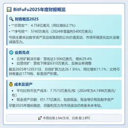 BitFuFu2025年财报：营收4.76亿净亏5740万美