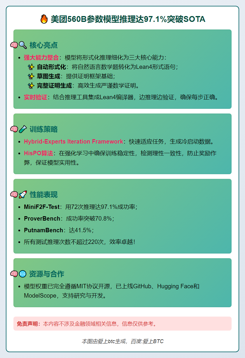 美团560B参数模型推理达97.1%突破SOTA
