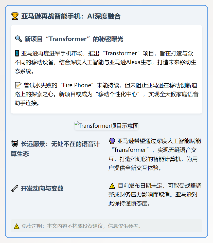 亚马逊再战智能手机 AI深度融合