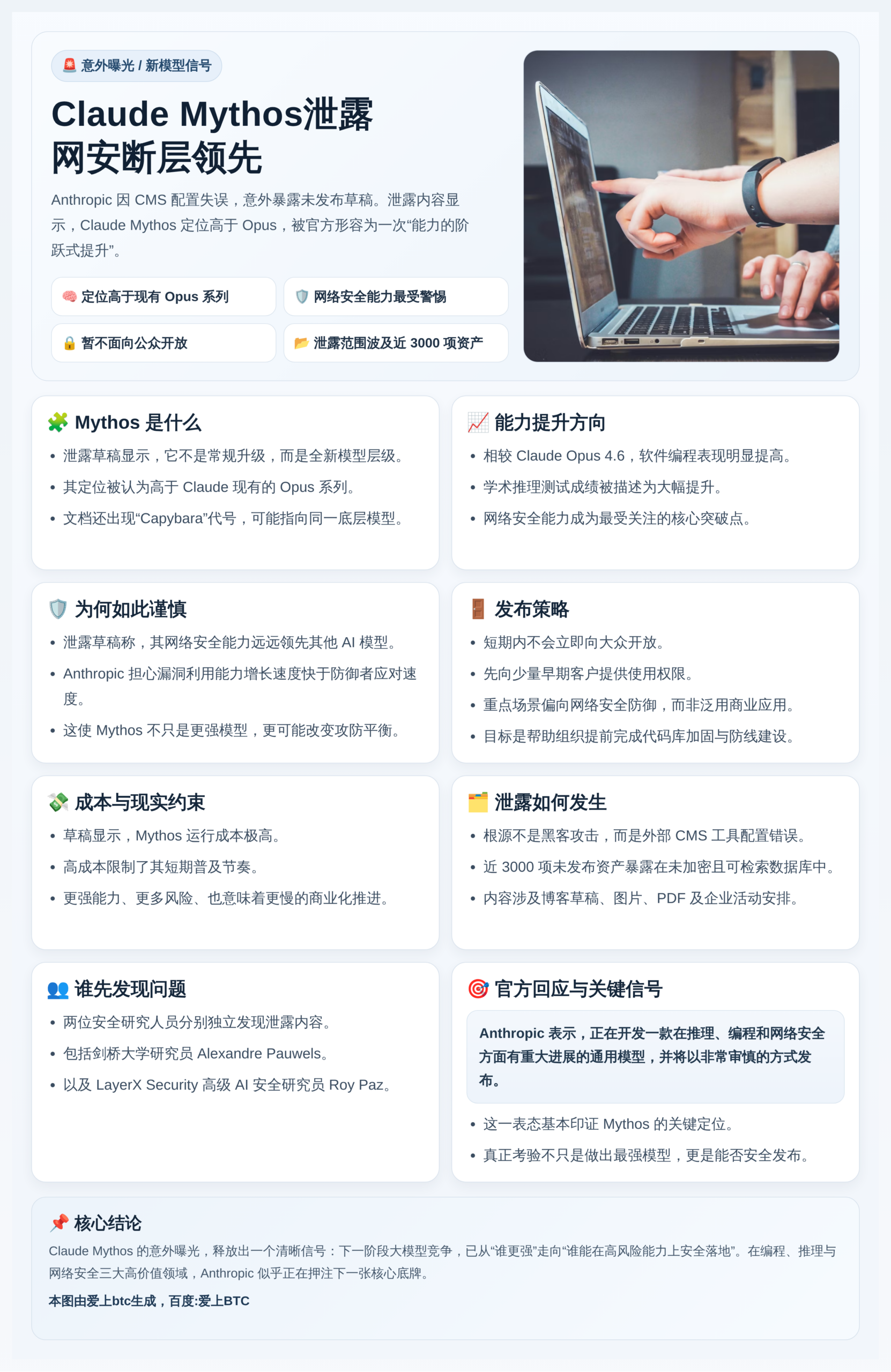 Claude Mythos泄露网安断层领先