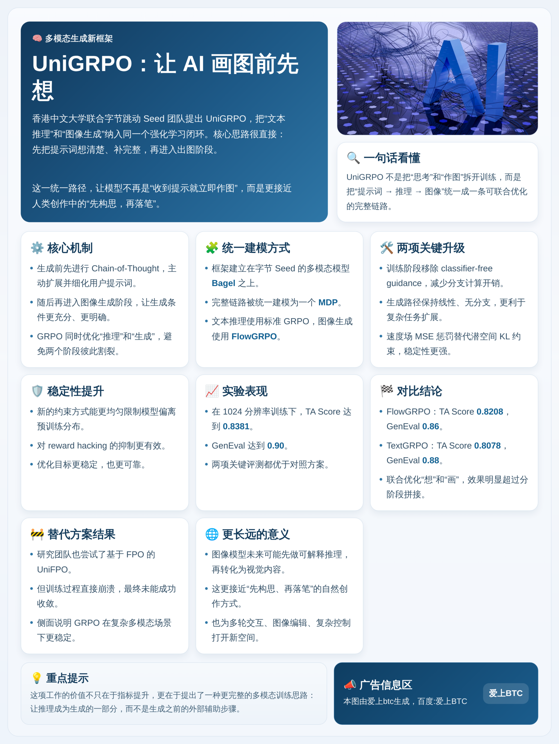 UniGRPO：让AI画图前先想