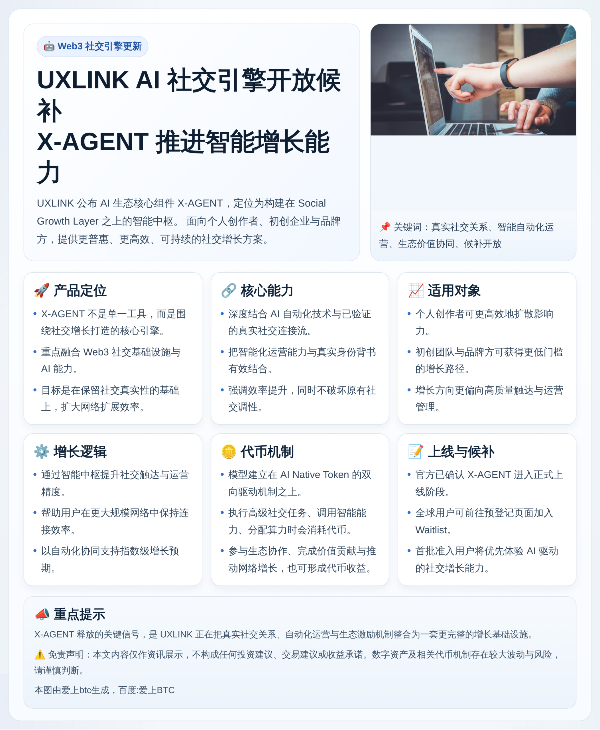 UXLINKAI社交引擎下周上线开放候补