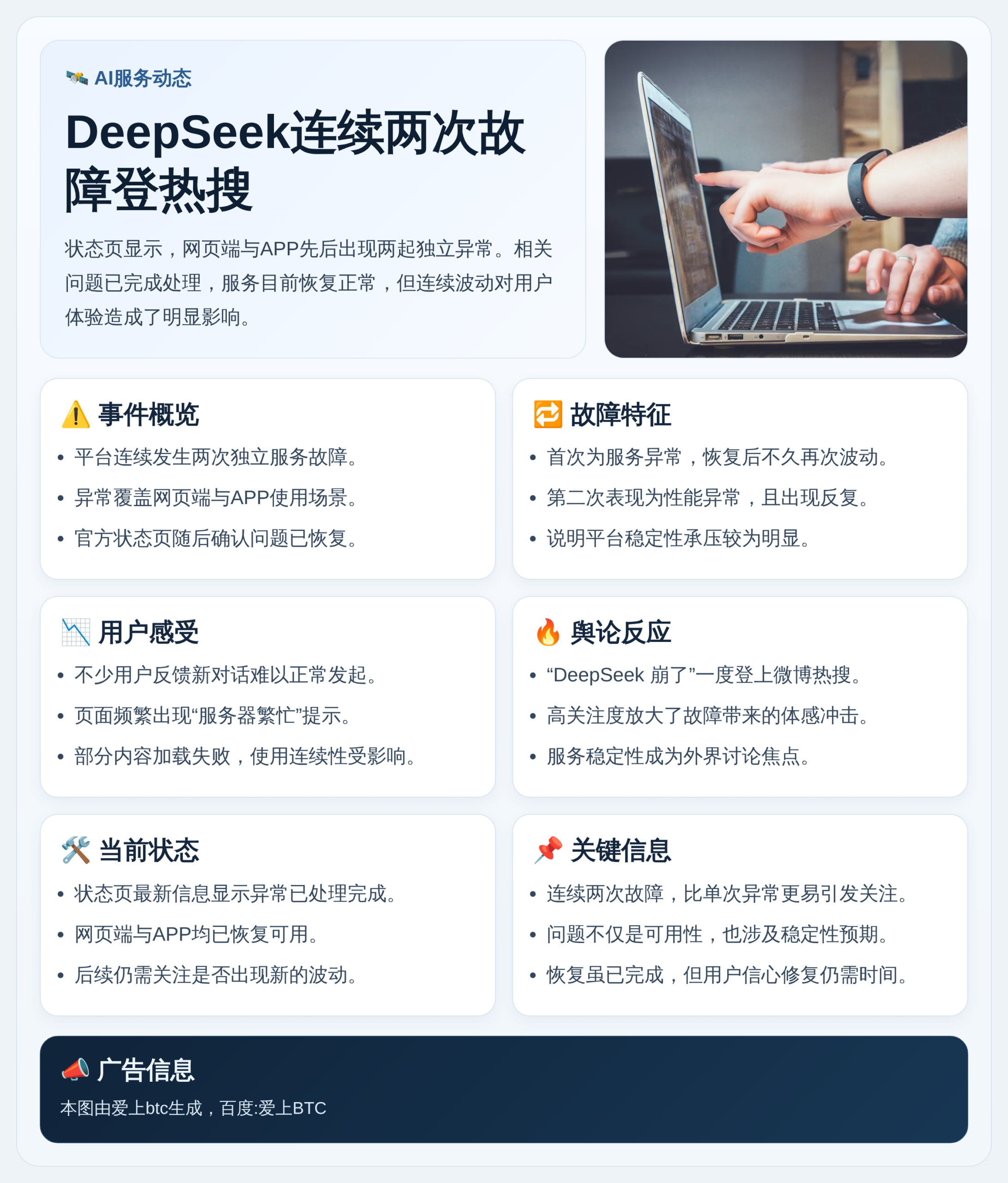 DeepSeek一夜两次故障登热搜