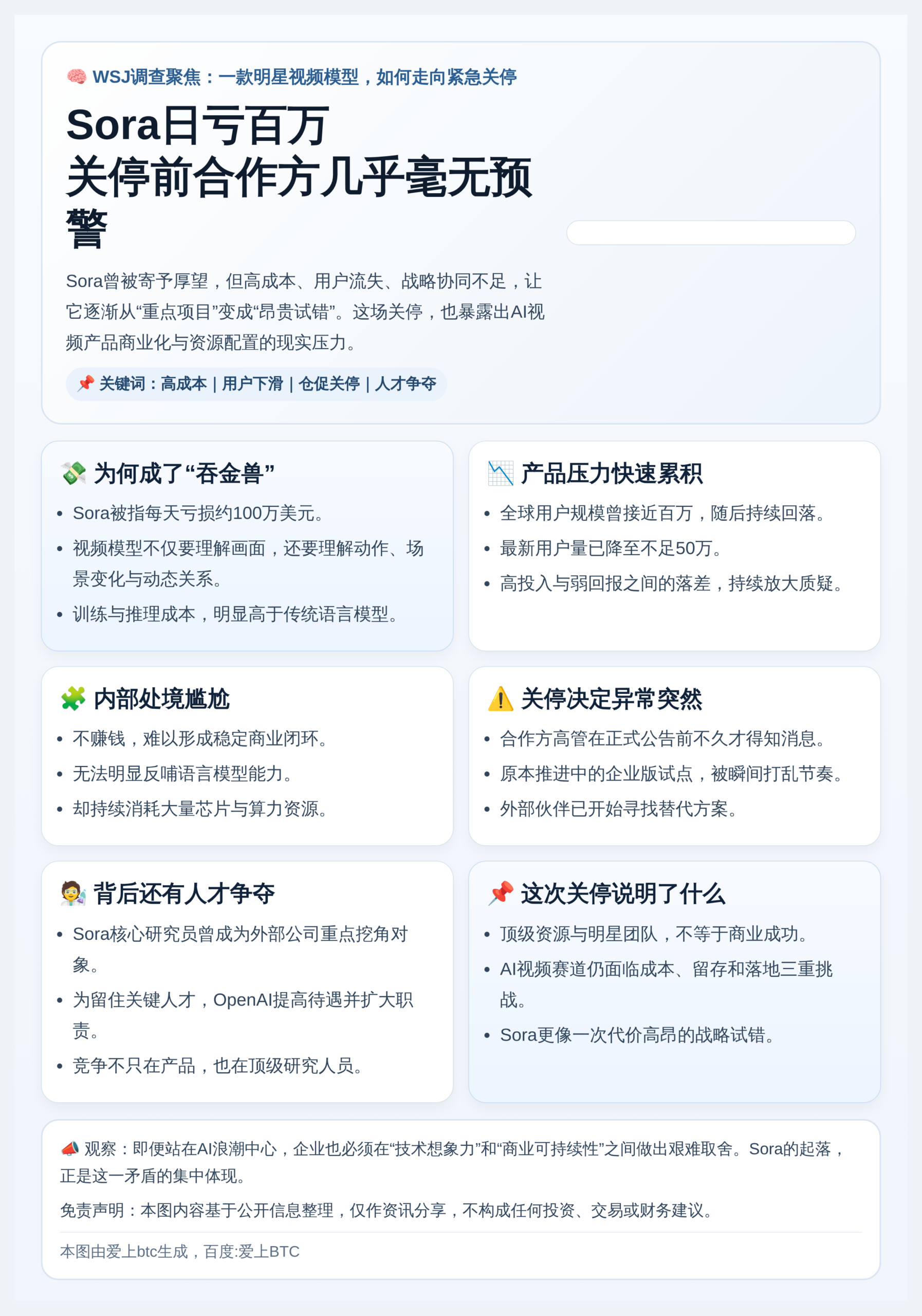 Sora日亏百万关停前迪士尼1小时才知