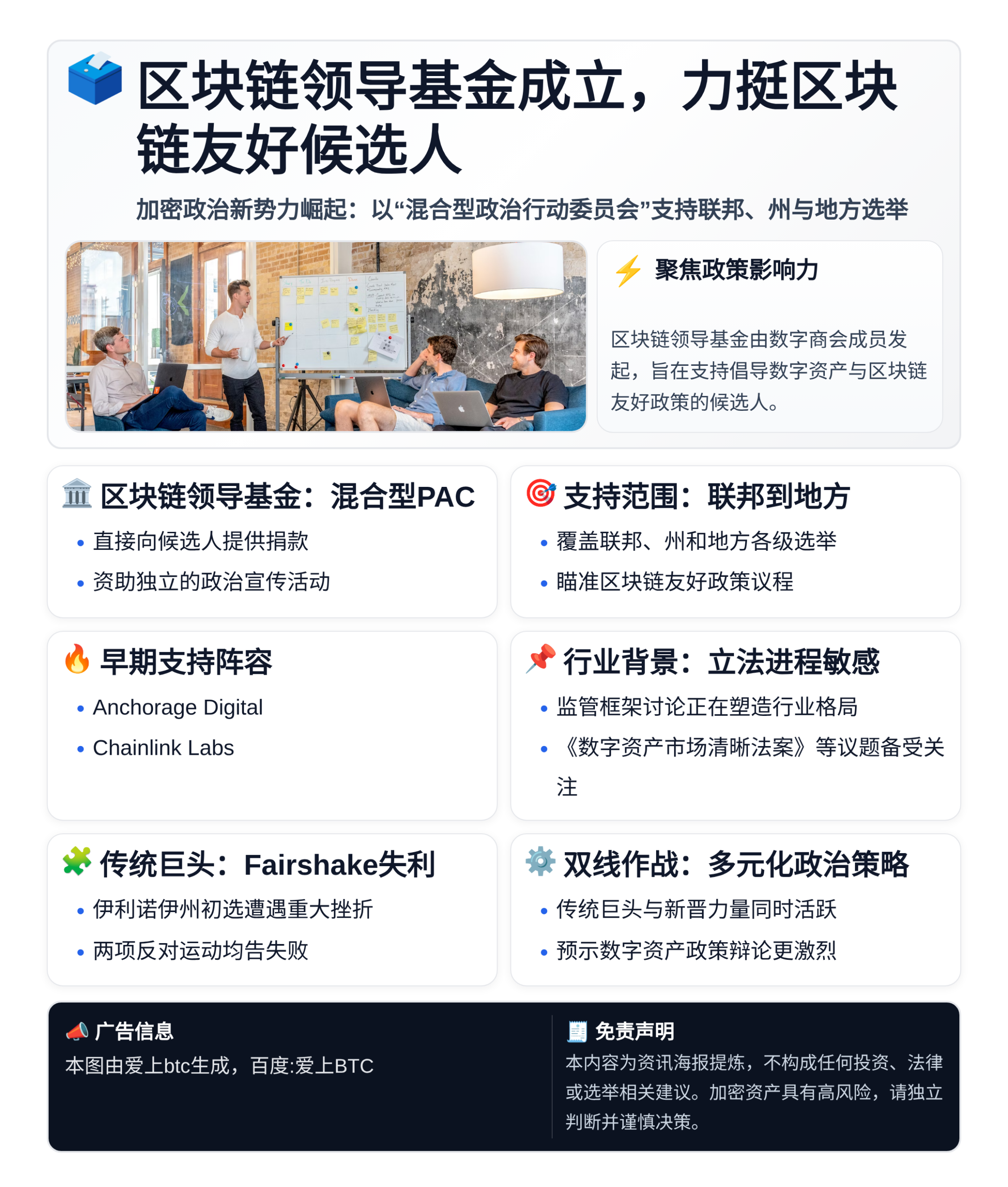 美加密政治行动委员会BLF成立，力挺区块链友好候选人