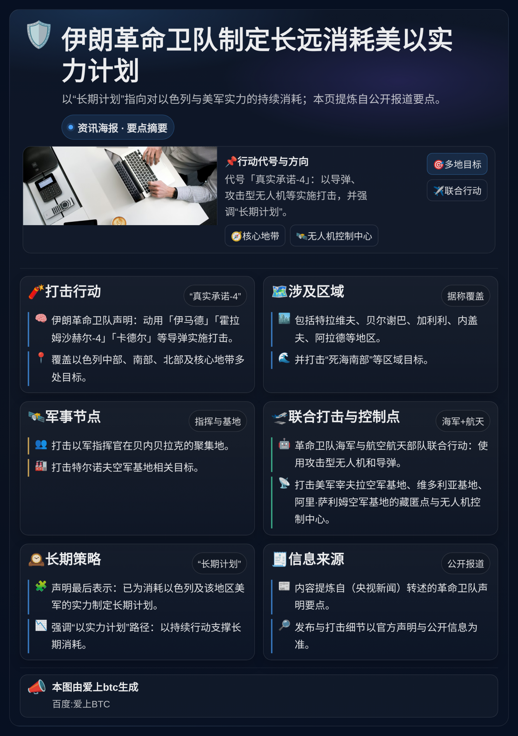伊朗革命卫队制定长远消耗美以实力计划