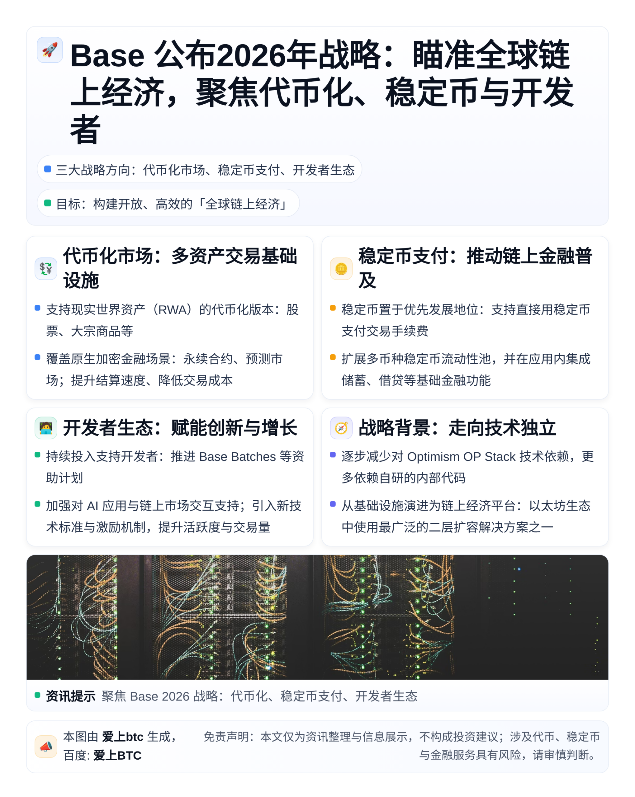 Base 2026战略：聚焦代币化、稳定币与开发者