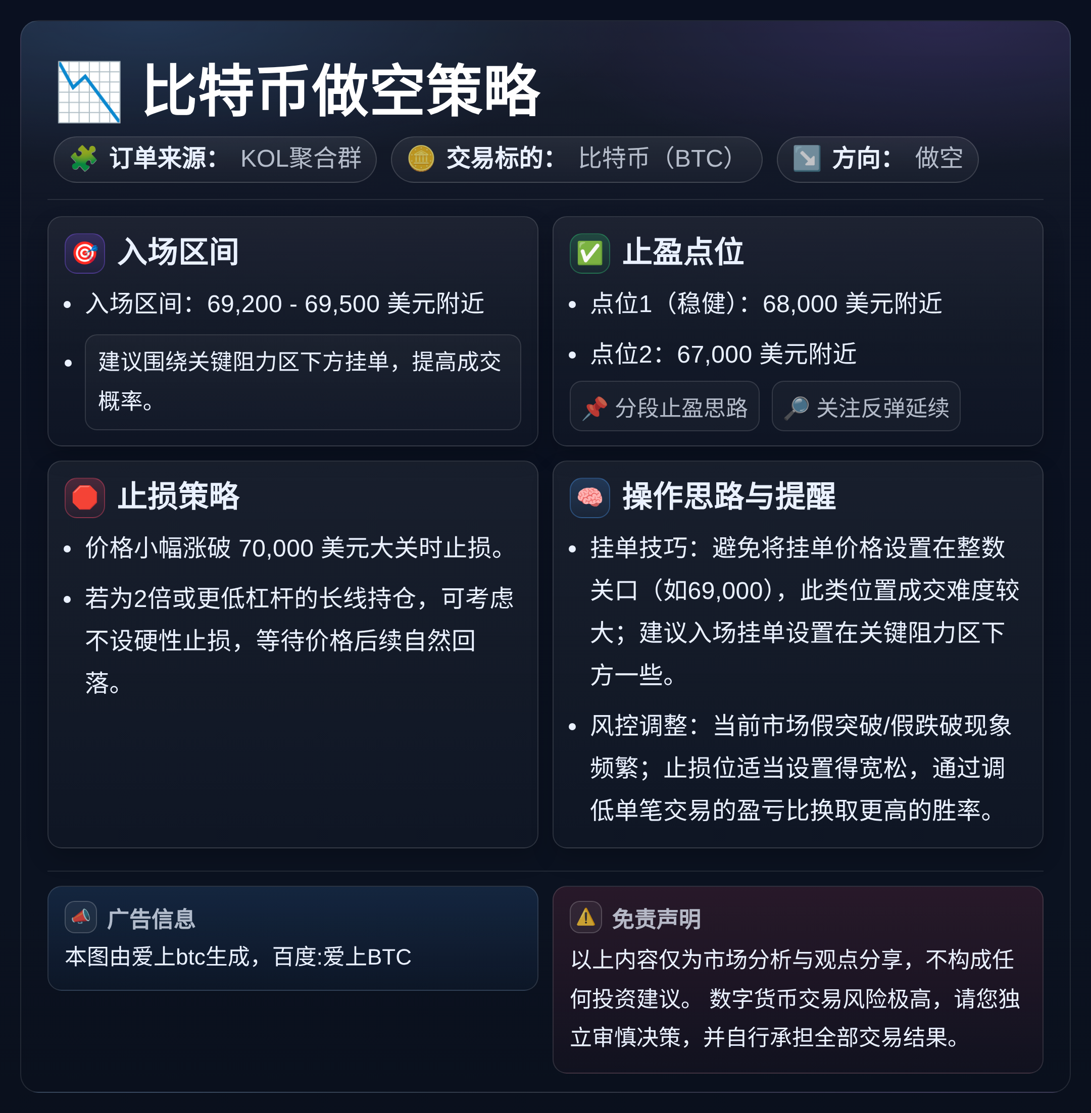 比特币做空策略