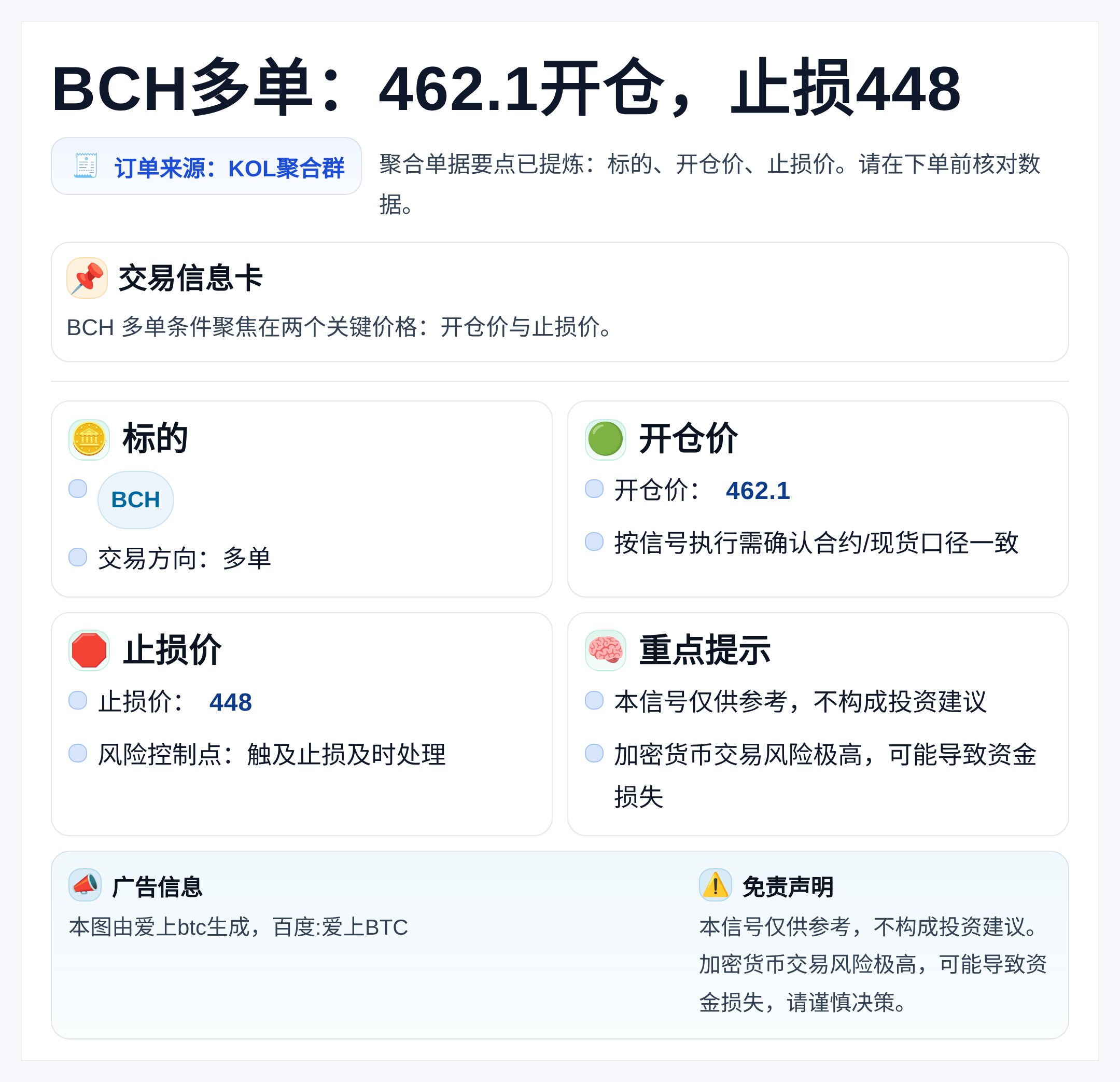 2026-04-01 01:47:07 BCH多单：462.1开仓，止损448