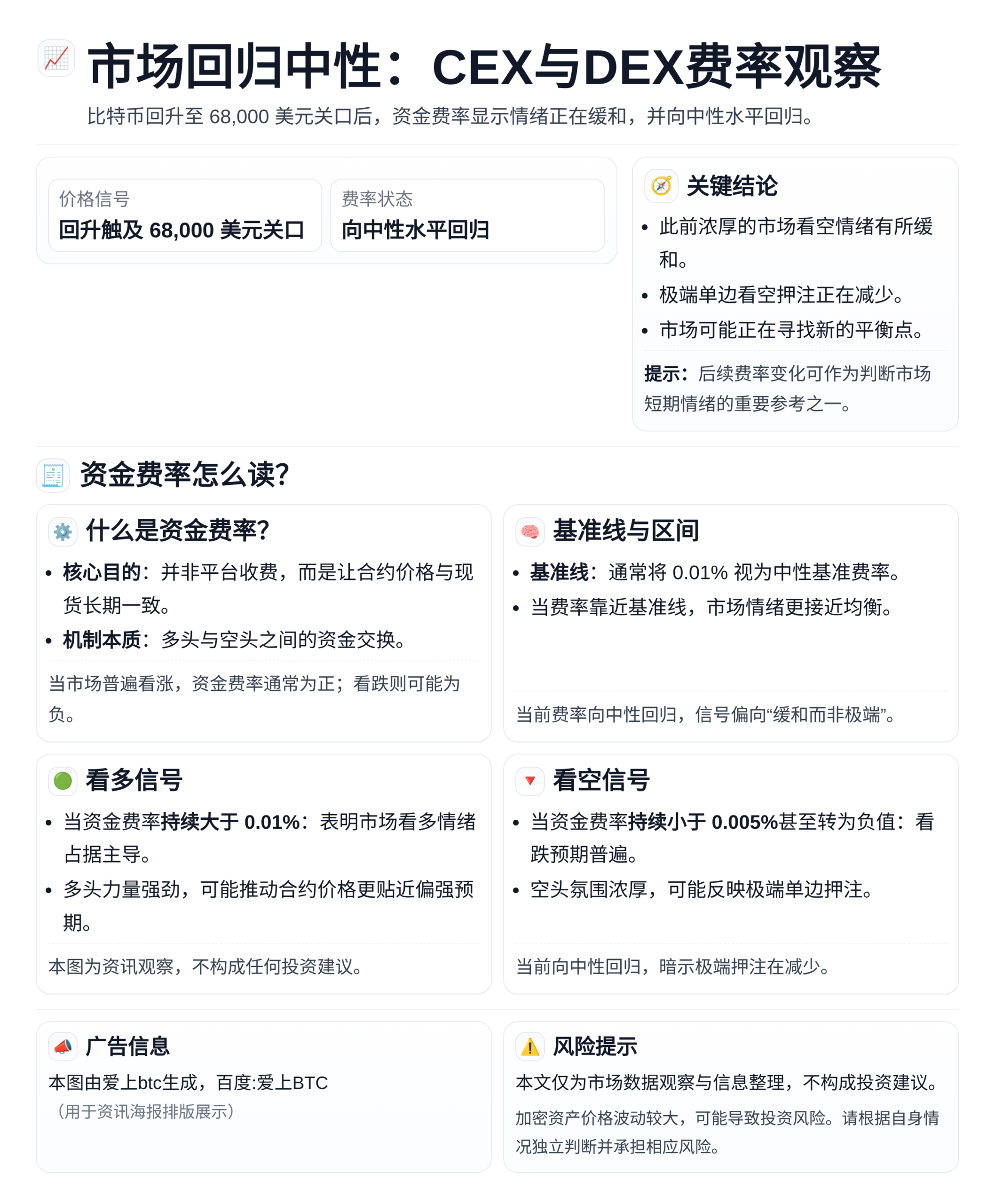 市场回归中性：CEX与DEX费率观察