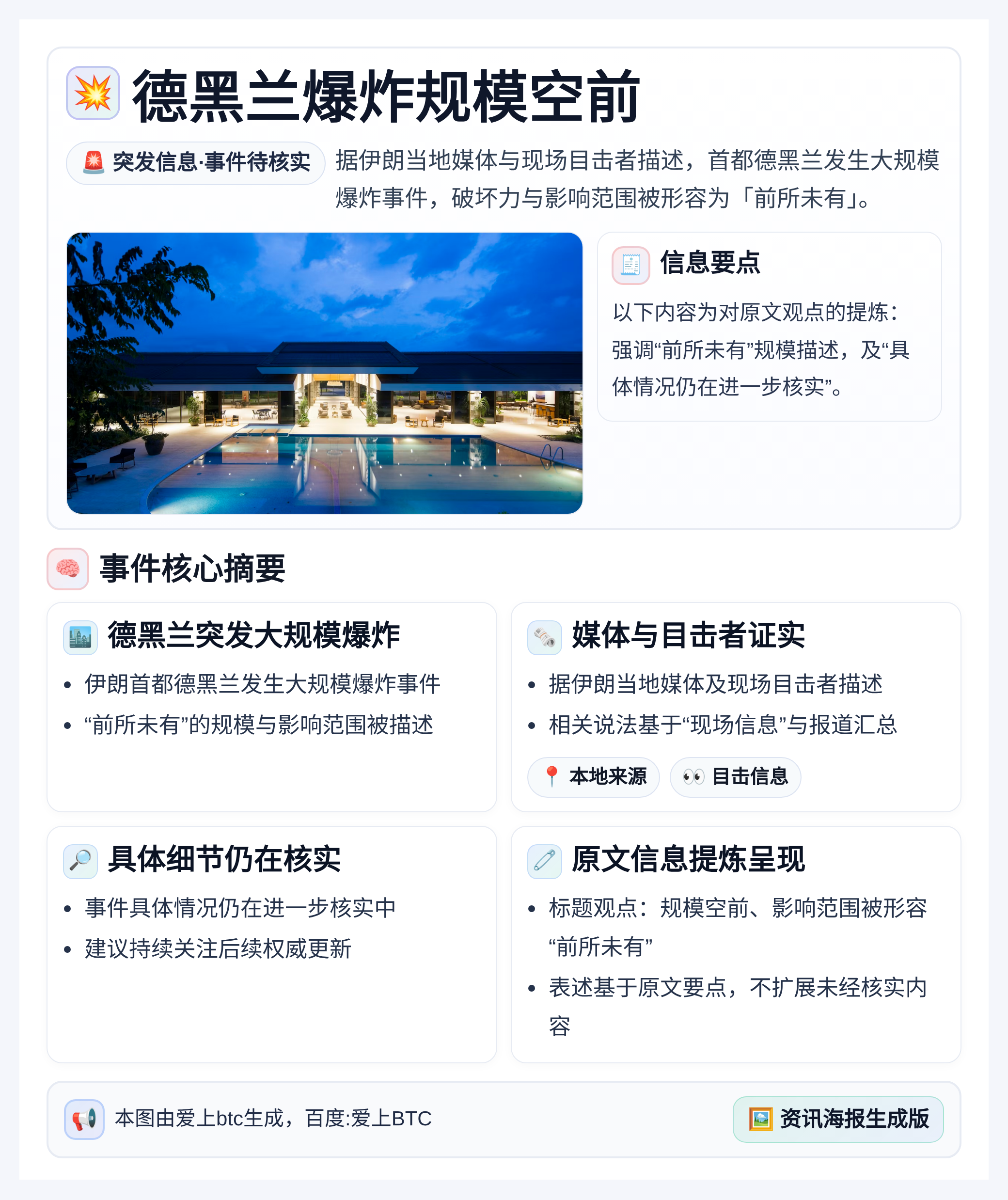 德黑兰爆炸规模空前