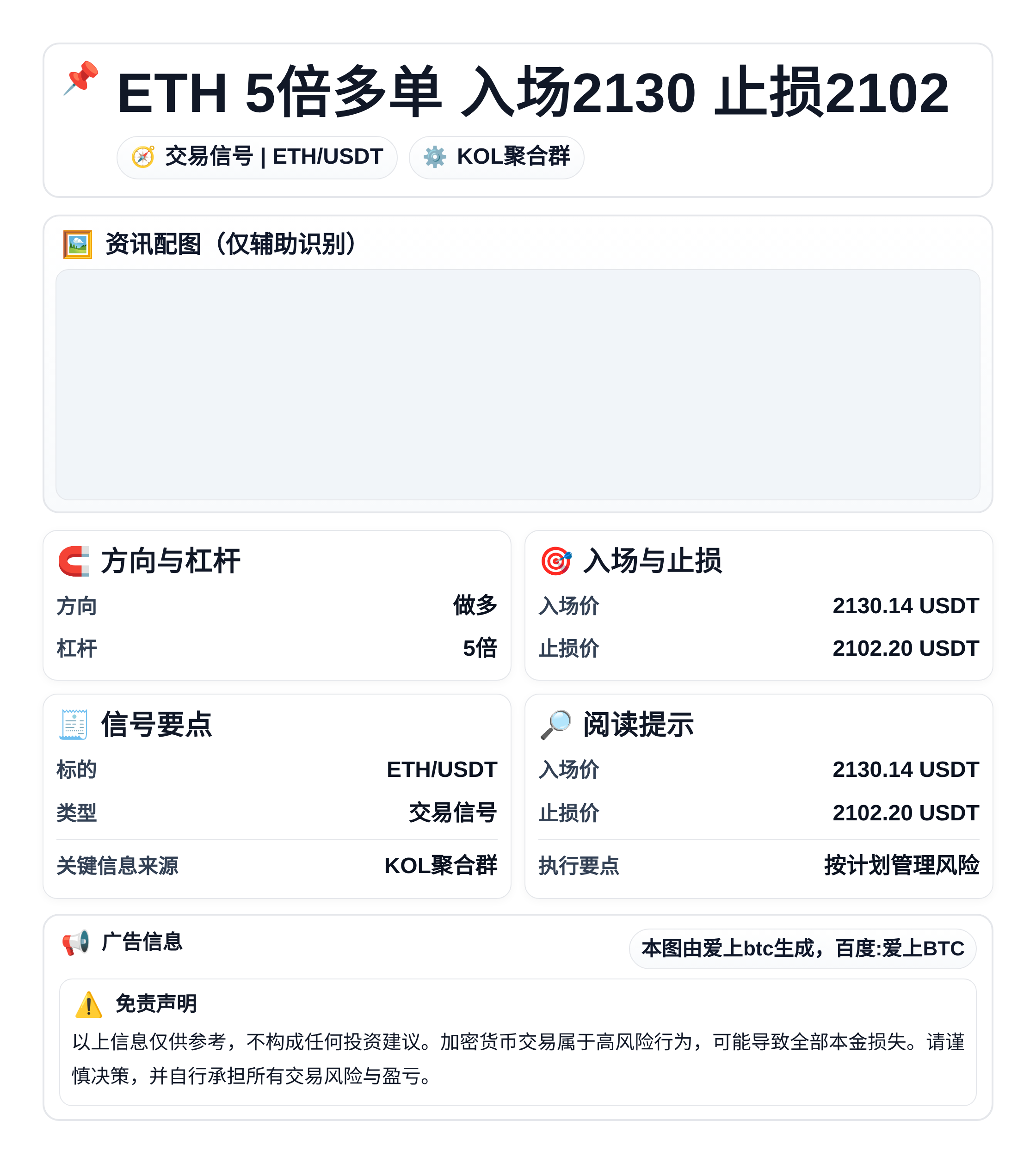 2026-04-01 13:04:24 ETH 5倍多单 入场2130 止损2102