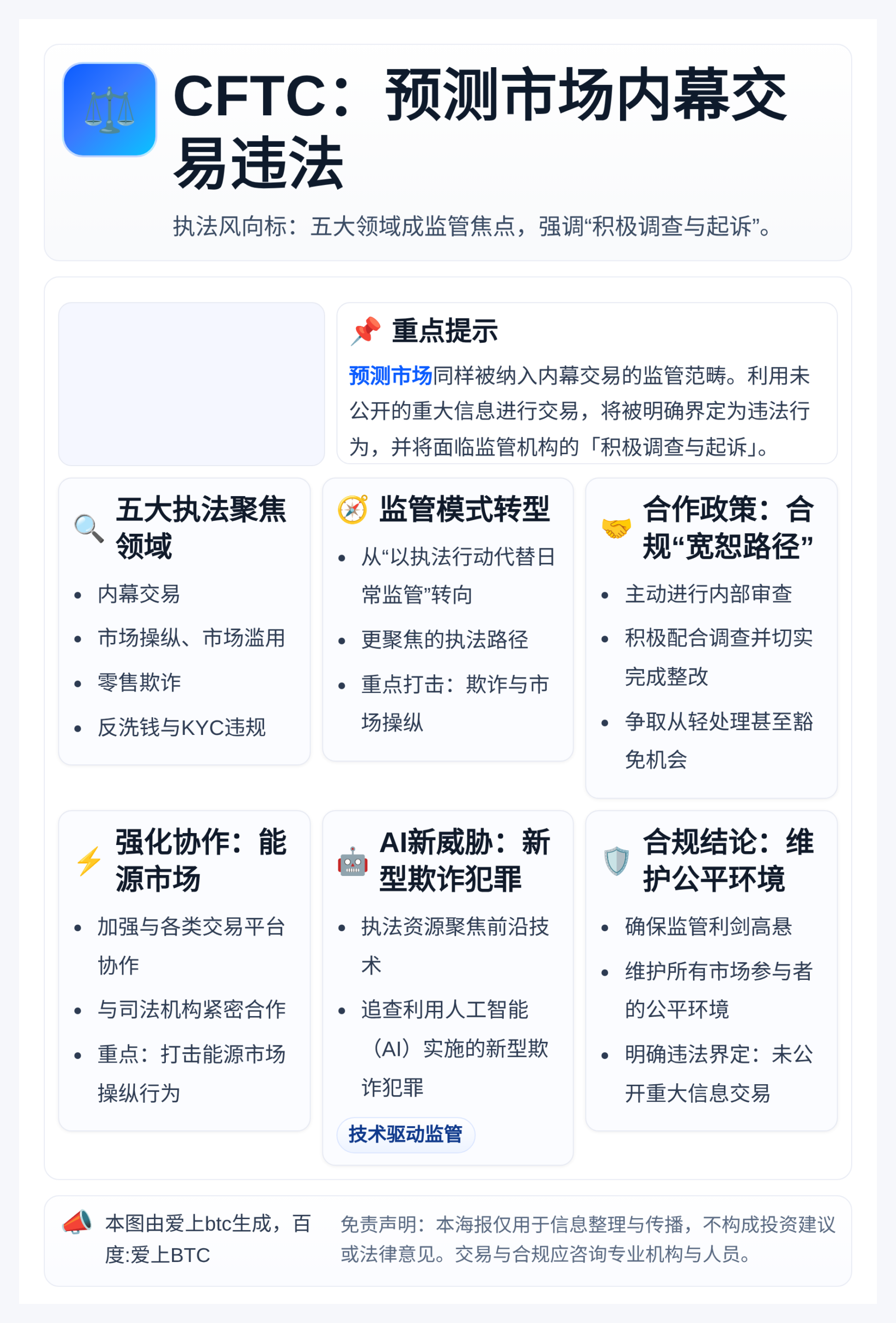 CFTC：预测市场内幕交易违法
