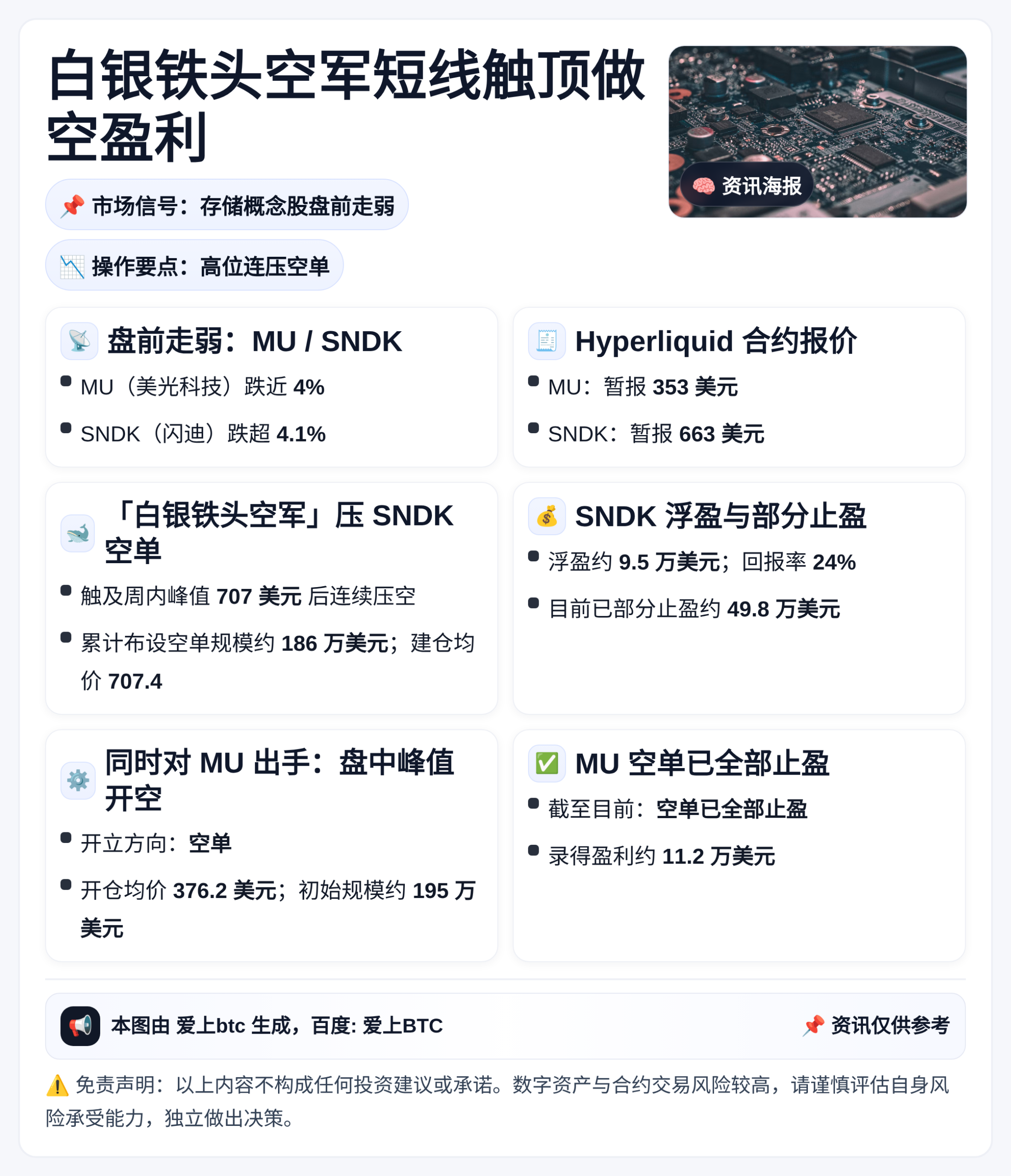 白银铁头空军短线触顶做空盈利