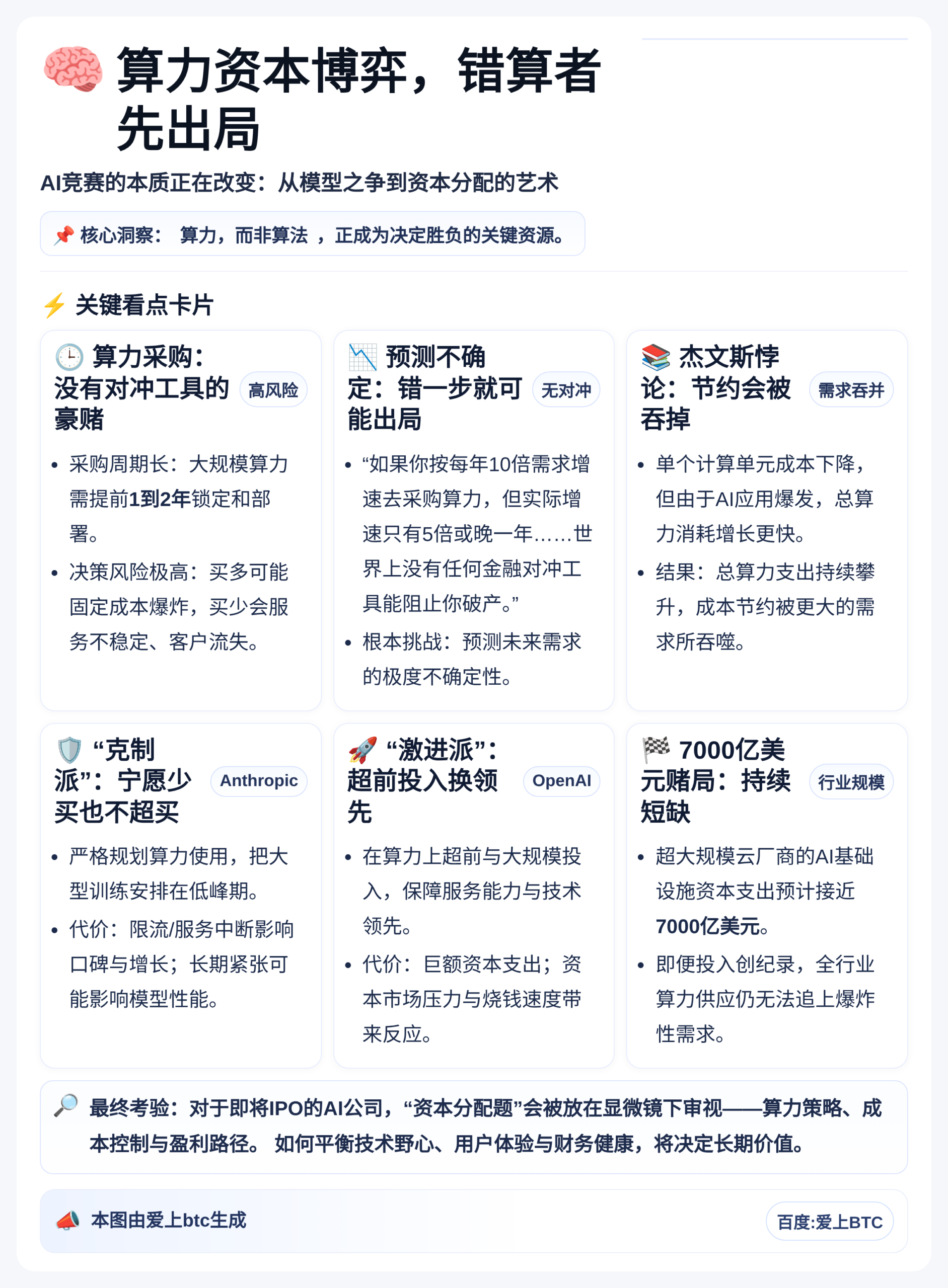 算力资本博弈，错算者先出局