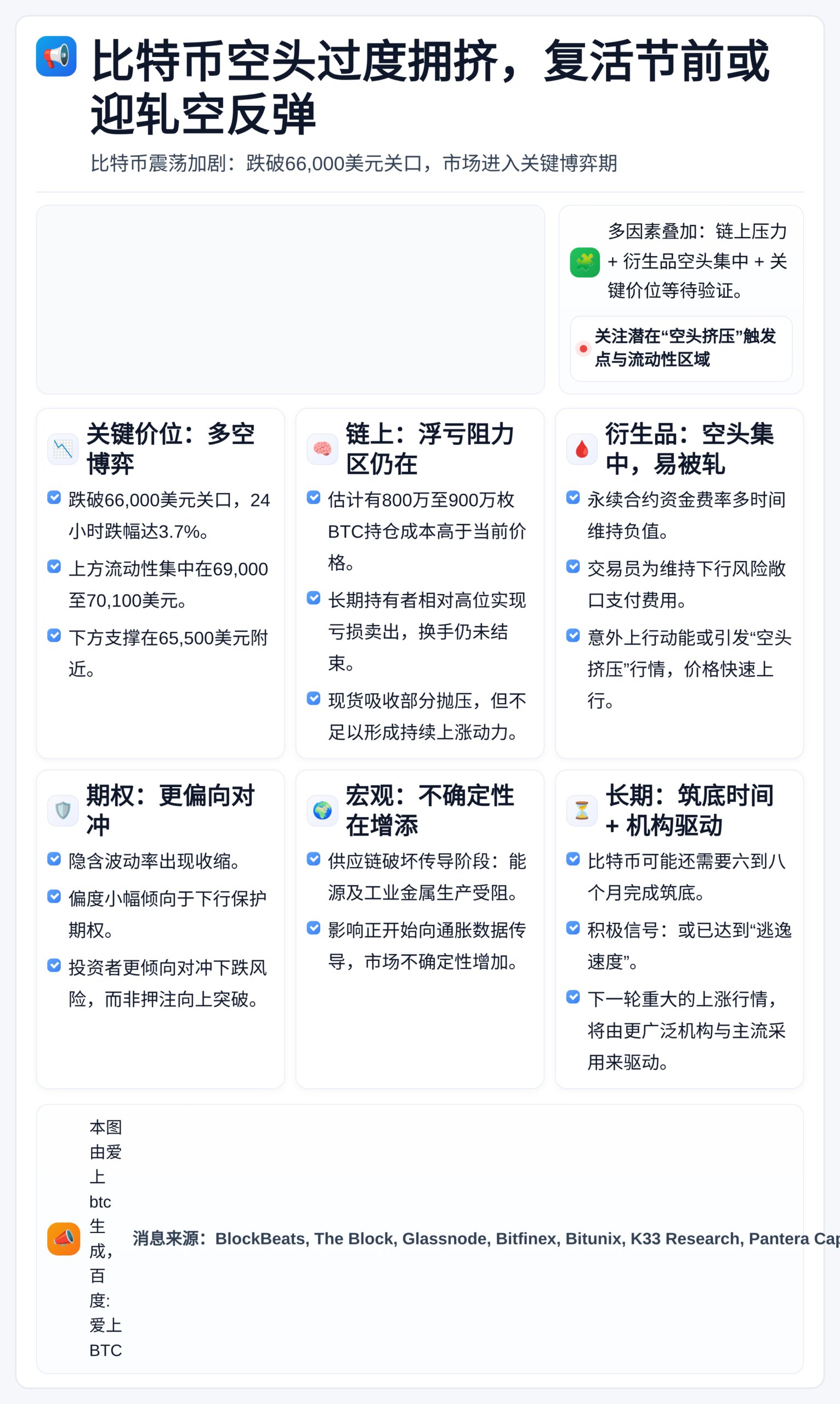 比特币空头过度拥挤，复活节前或迎轧空反弹