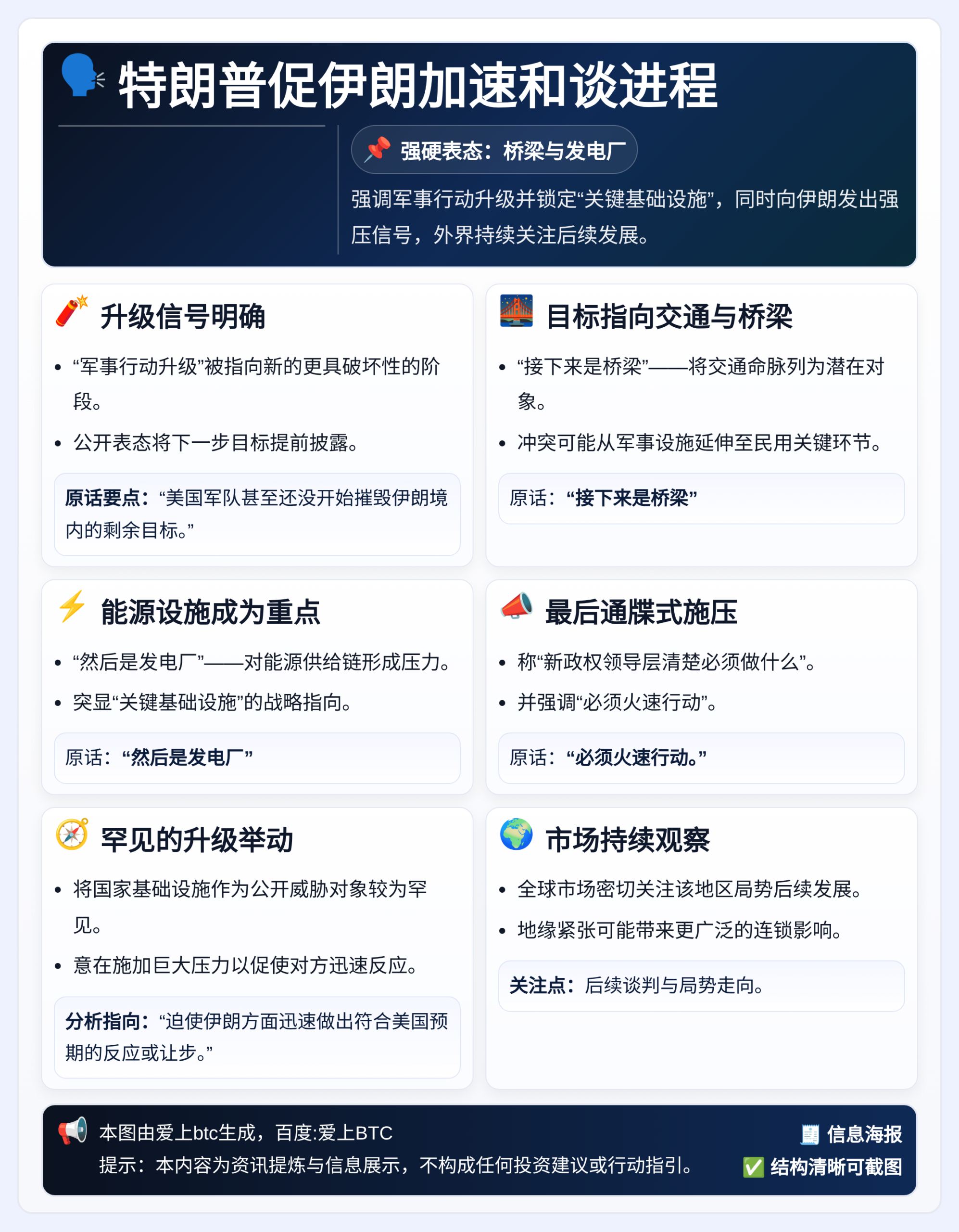 特朗普促伊朗加速和谈进程