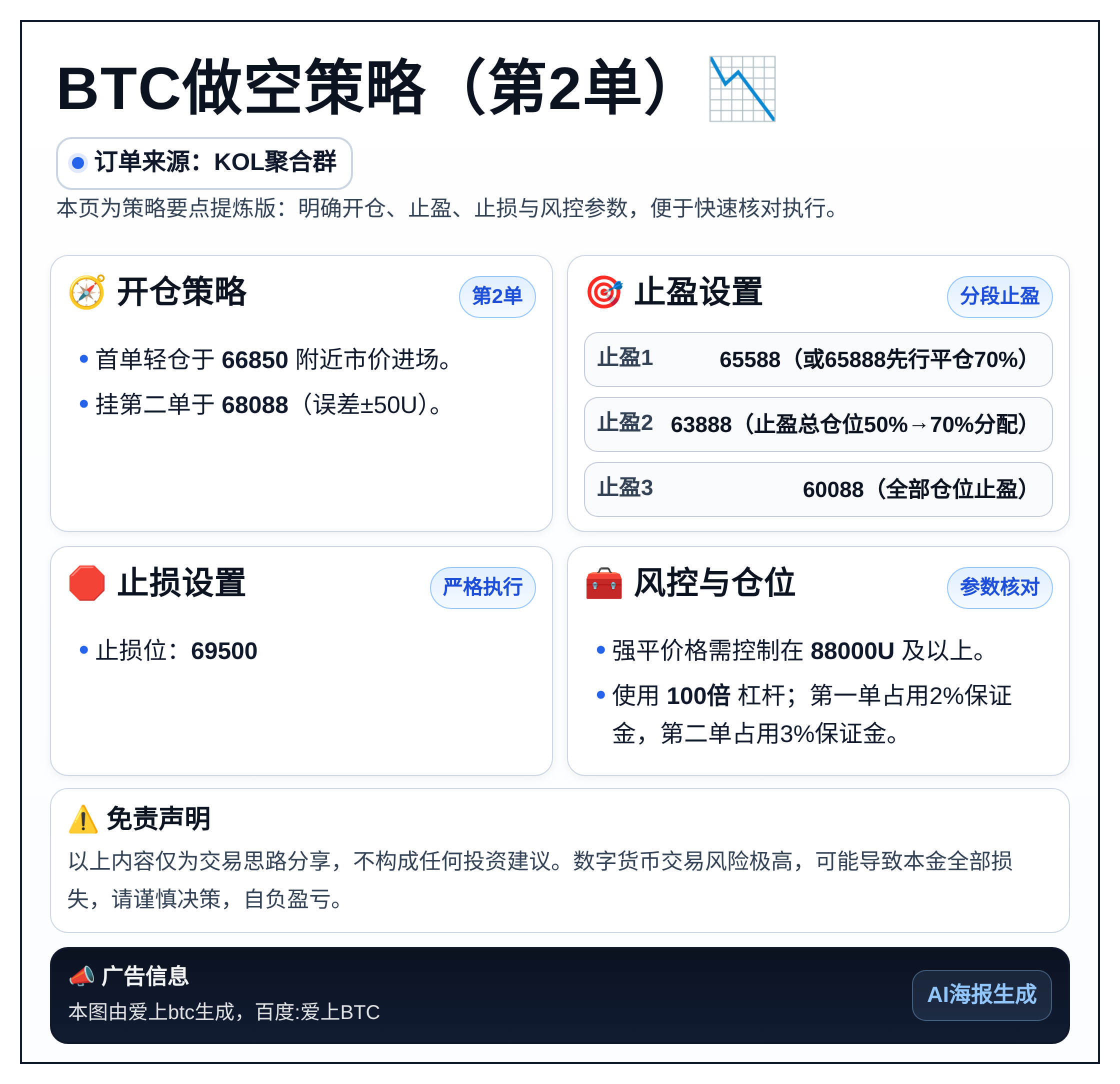 BTC做空策略（第2单）