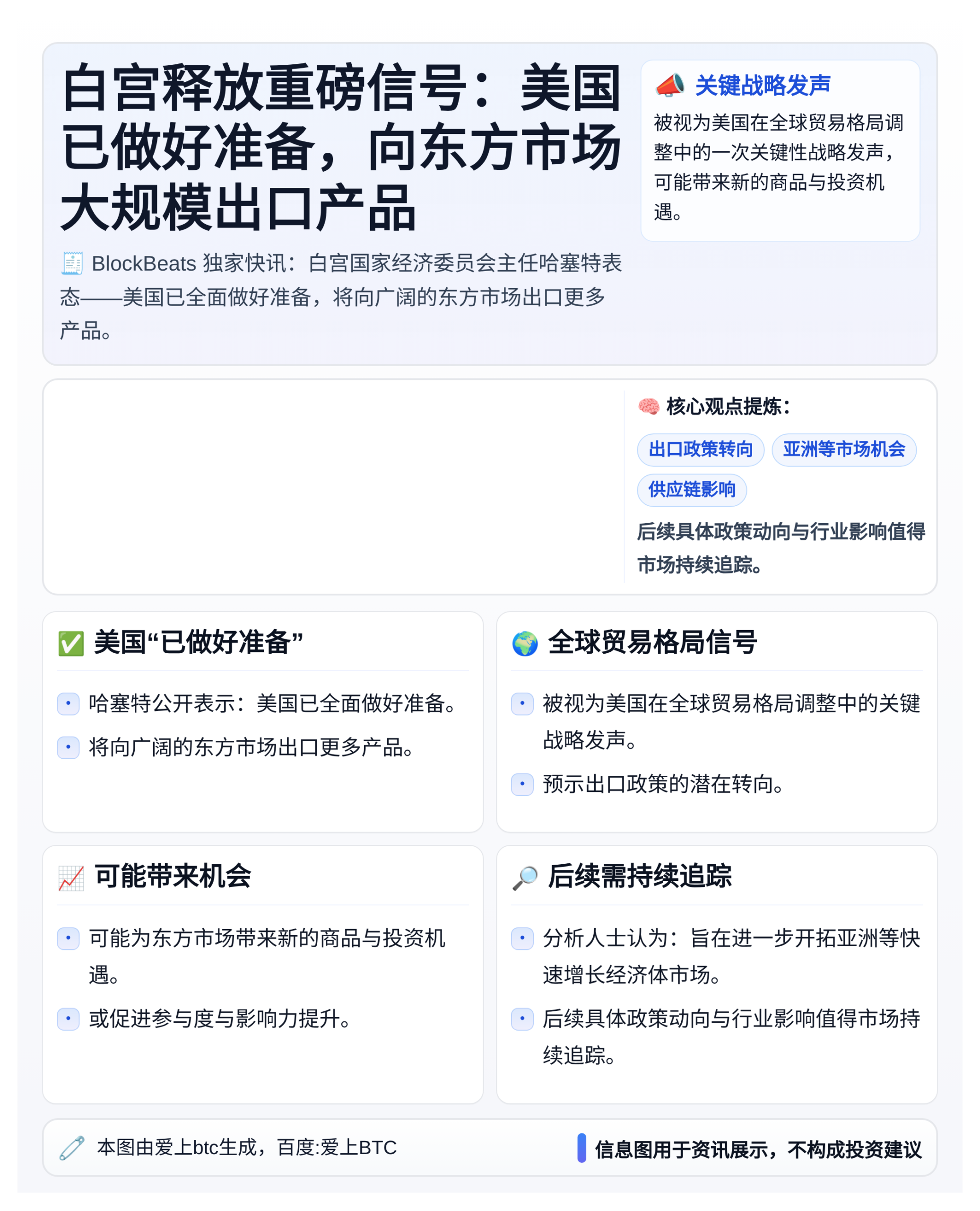 美方表态：将扩大对华出口