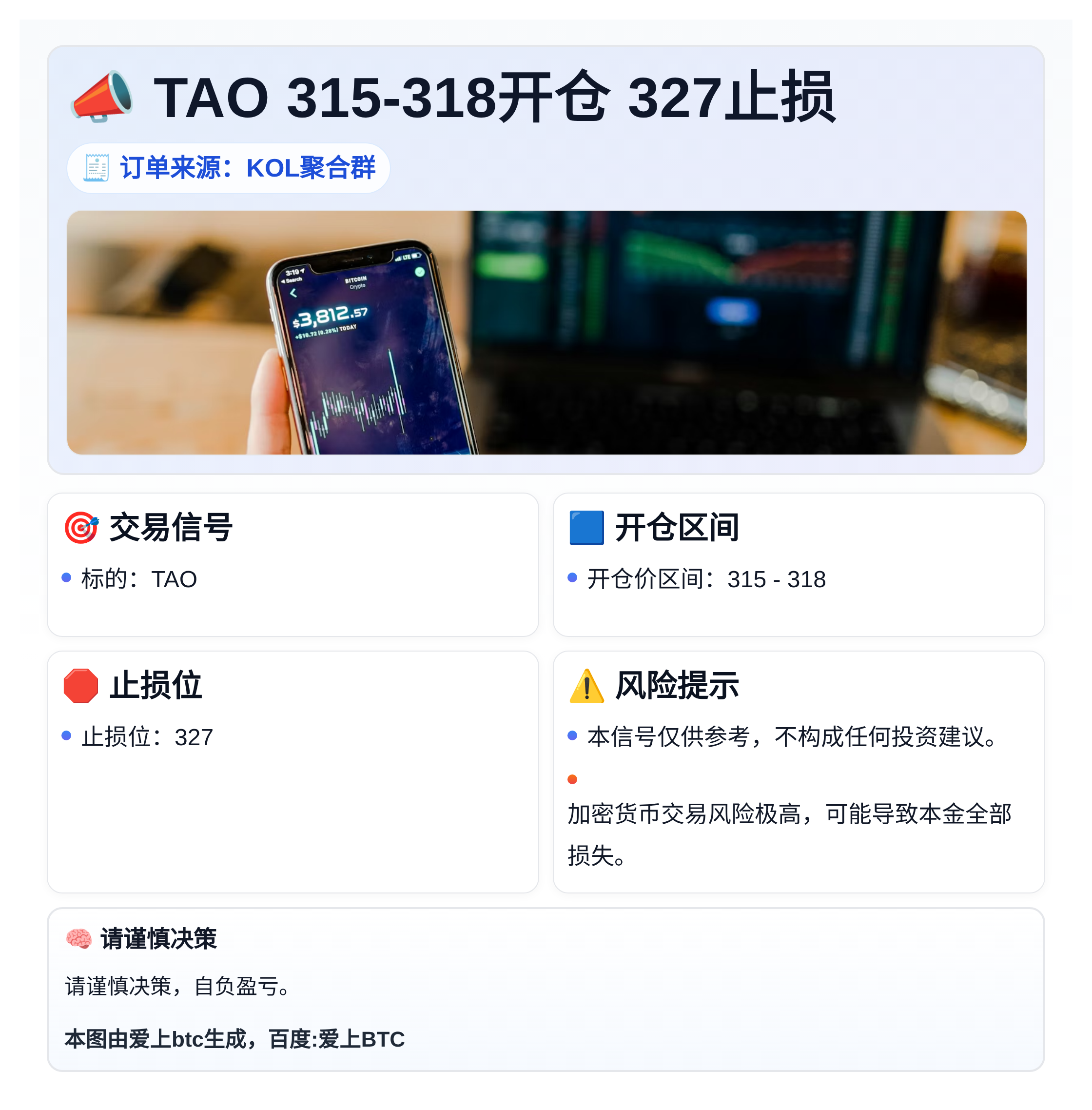 2026-04-03 16:52:27 TAO 315-318开仓 327止损