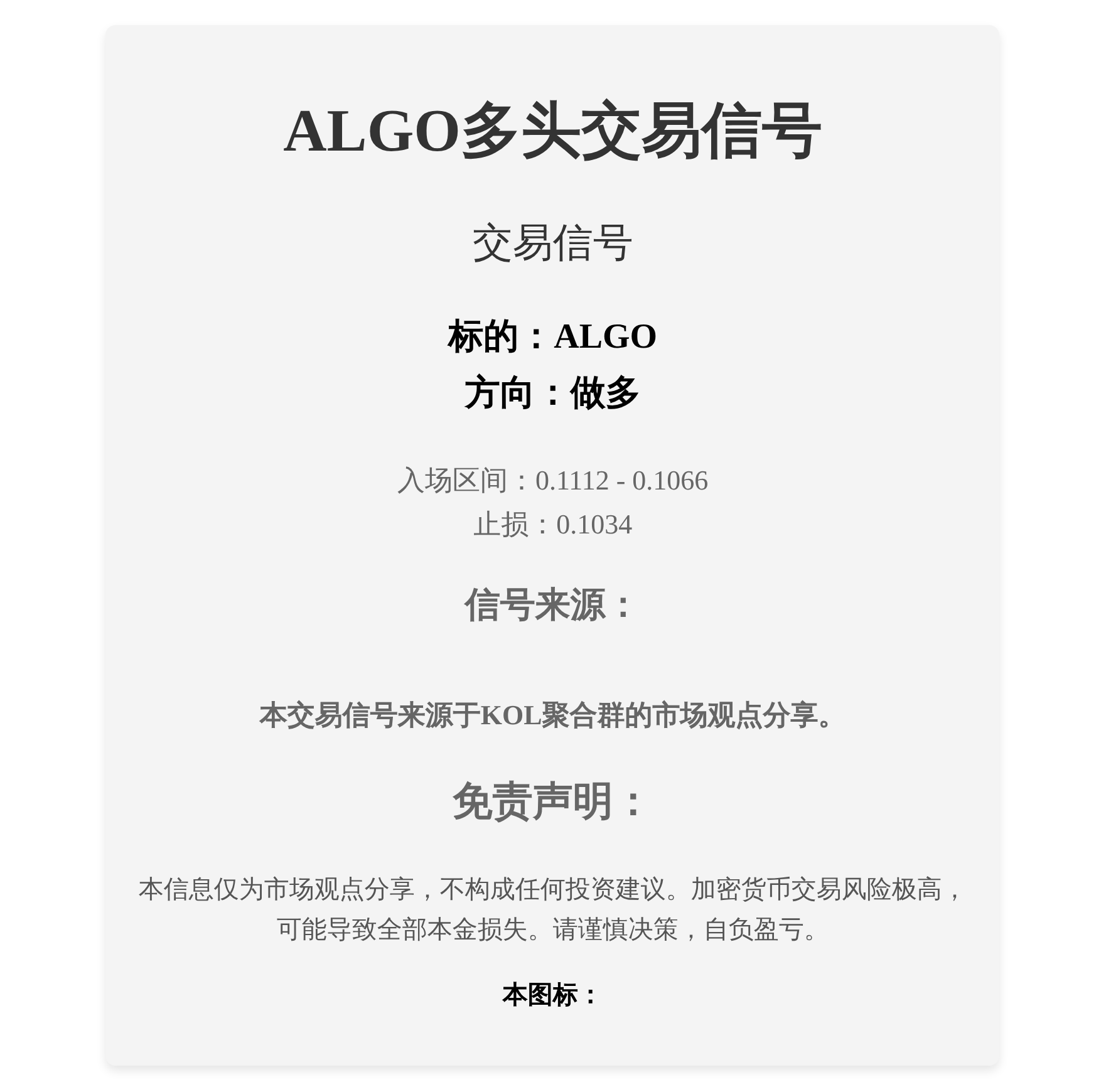 2026-04-04 15:03:14 ALGO多头交易信号